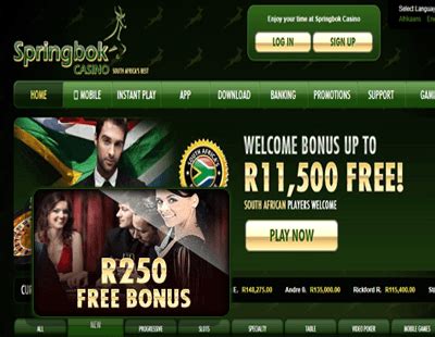 springbok casino free spins